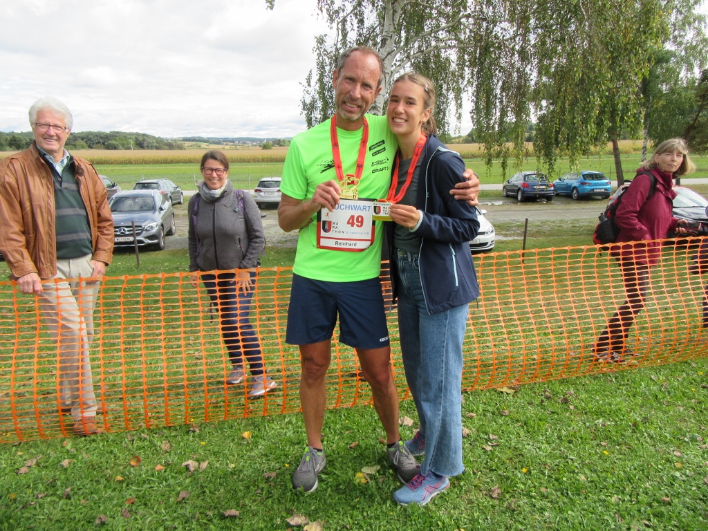 Reinhard und Hannah Rössler: Zwei der vielen Sieger des Rauchwart Marathon 2020